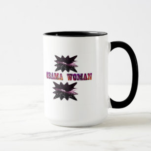 OBAMA WOMAN Ringer Mug