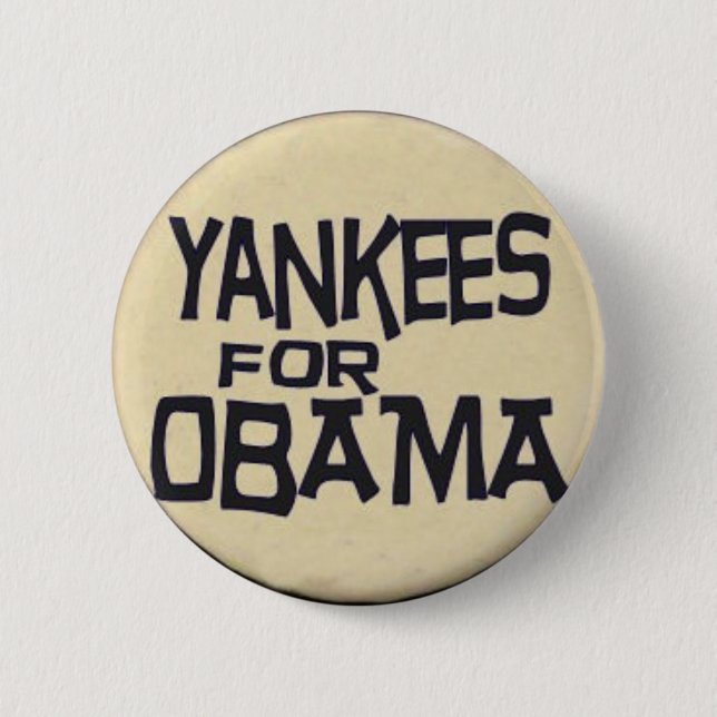 Obama Yankees Button (Front)