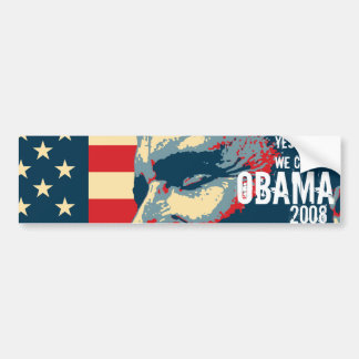 Obama "yes we can" bumper sticker