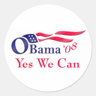 Obama yes we can Sticker