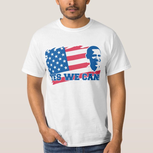 Obama Yes We Can T-Shirt (Front)