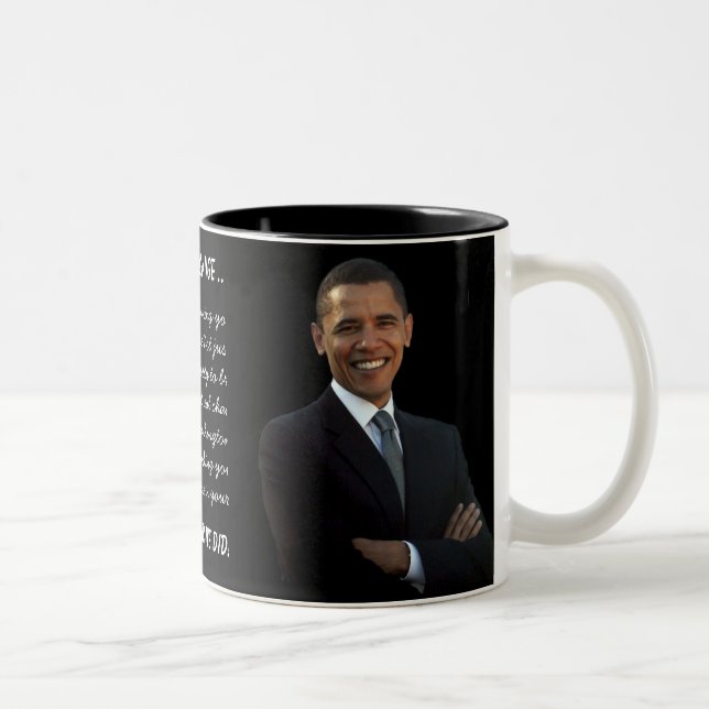 Obama Yes We Did - Inauguration Mug (Right)