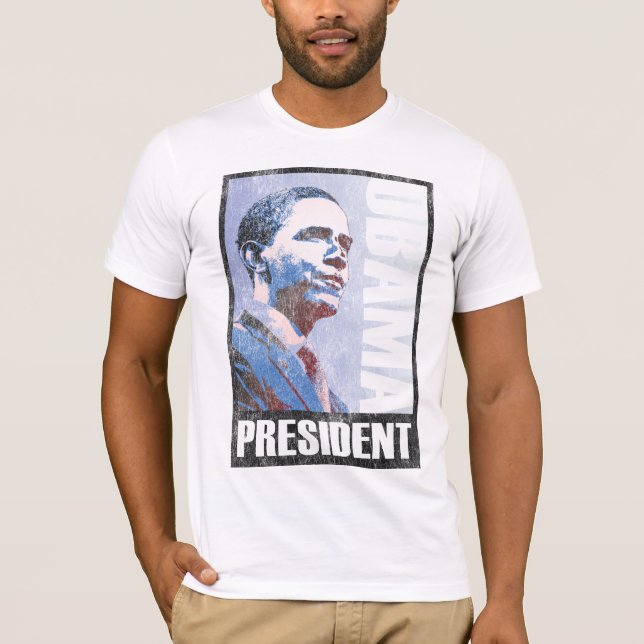 Obama - YES WE DID! T-Shirt (Front)