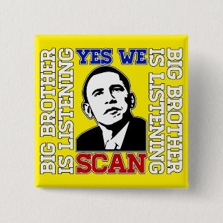 Obama Yes We Scan Button