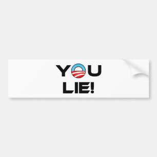Obama You Lie Bumper Sticker