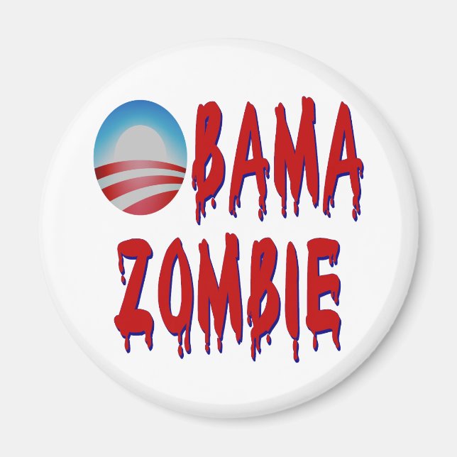 Obama Zombie Magnet (Front)