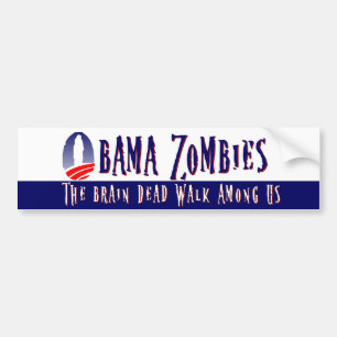 Obama Zombies Bumper Sticker