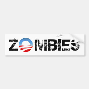 Obama Zombies Bumper Sticker