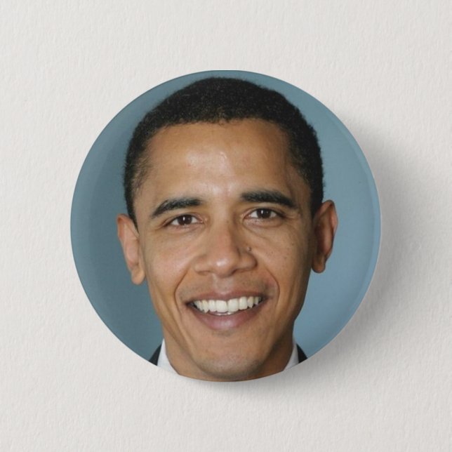 ObamaBarack 6 Cm Round Badge (Front)
