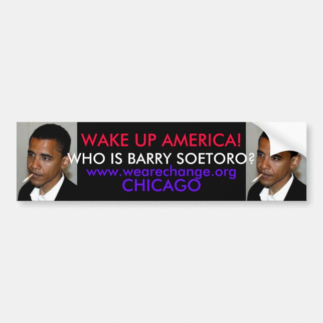 OBAMABUMPERSTICKERS BUMPER STICKER (Front)