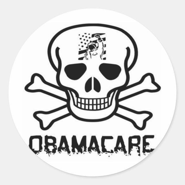 Obamacare Classic Round Sticker (Front)