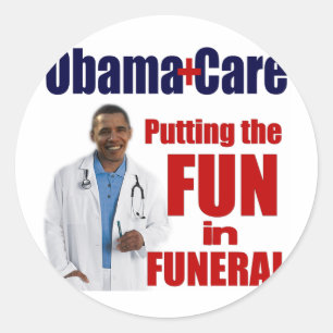 ObamaCare Classic Round Sticker