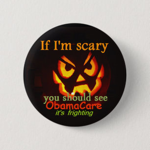 ObamaCare Halloween Button