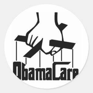 ObamaCare - Strings Attached Classic Round Sticker
