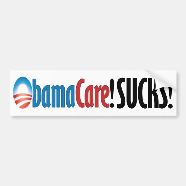 ObamaCare Sucks Bumper Sticker (Front)