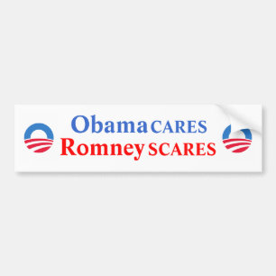 ObamaCARES/RomneySCARES Bumper Sticker