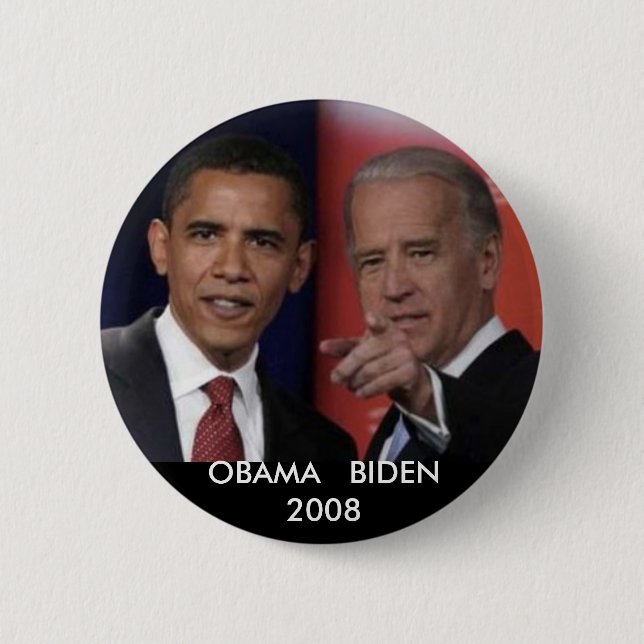 obamadebate, OBAMA   BIDEN2008 6 Cm Round Badge (Front)