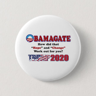 OBAMAGATE-Trump-2020 6 Cm Round Badge