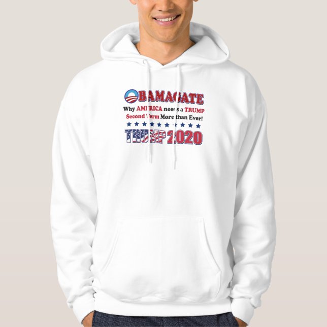 Obamagate - Trump 2020 Hoodie (Front)