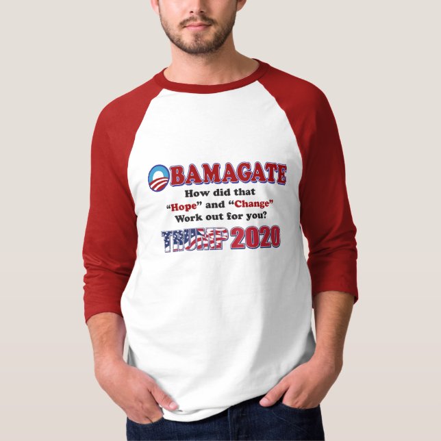 Obamagate - Trump 2020 T-Shirt (Front)