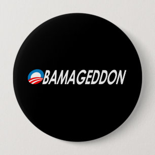 Obamageddon 2 10 cm round badge
