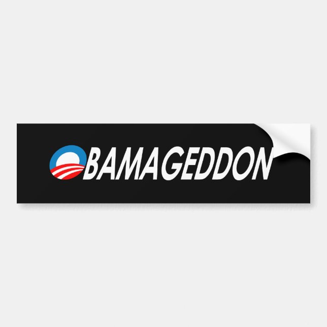 Obamageddon 2 bumper sticker (Front)