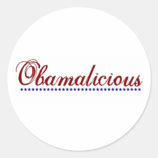 Obamalicious Classic Round Sticker