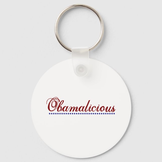 Obamalicious Key Ring (Front)
