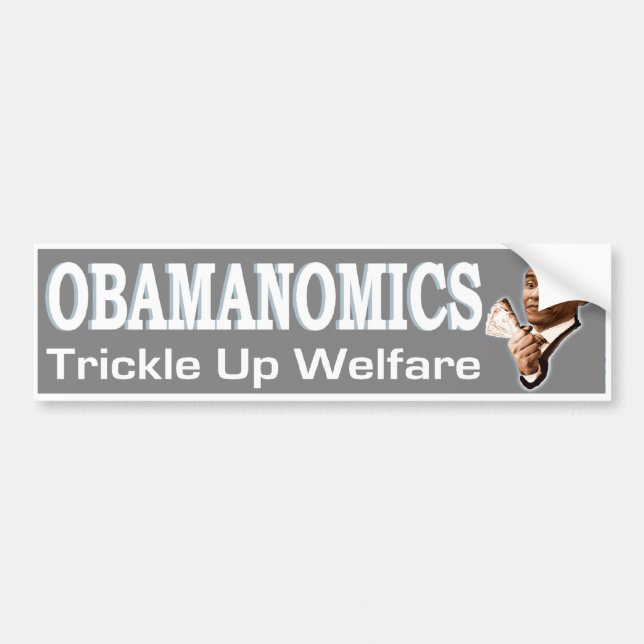 Obamanomics Bumper Sticker (Front)