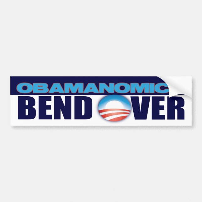 Obamanomics Bumper Sticker (Front)