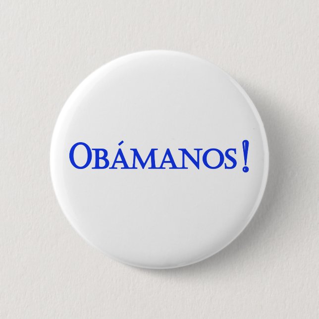 Obamanos button (Front)