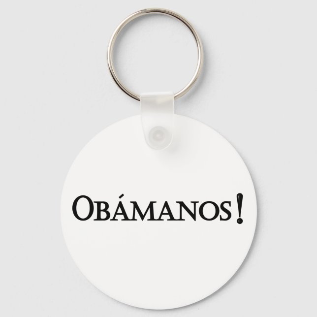 Obamanos keychain (Front)