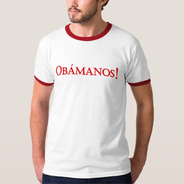 Obamanos t-shirt (Front)