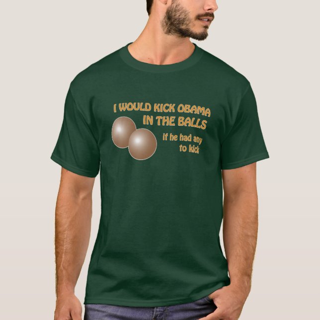Obama's Balls T-Shirt (Front)