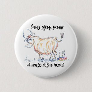 OBAMAS BS SANDWICH FILLING 6 CM ROUND BADGE