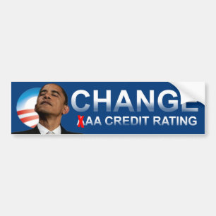 Obama's Credit Rating Bumper Sticker