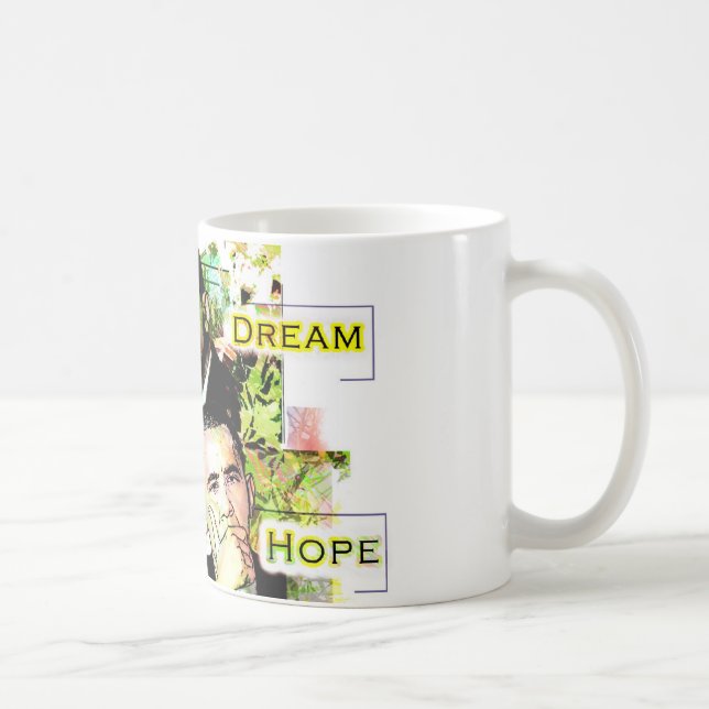 OBAMA's Dream, Hope and Vision Mug (Right)