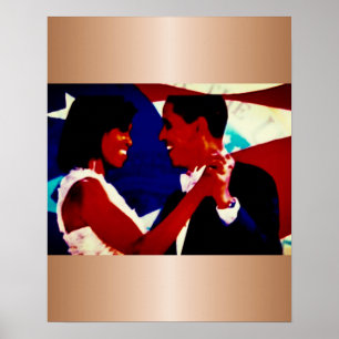 OBAMAS' FIRST INAUGURAL DANCE POSTER