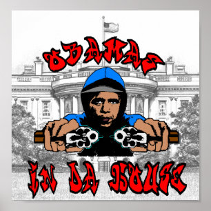 Obamas In Da House Poster