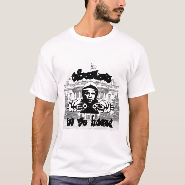 Obamas In Da House T-Shirt (Front)