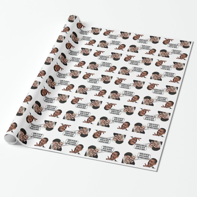 OBAMA'S IRANIAN DEAL WRAPPING PAPER (Unrolled)