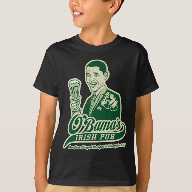 Obama's Irish Pub T-Shirt (Front)