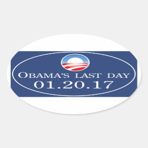 Obama's Last Day 2017 Sticker