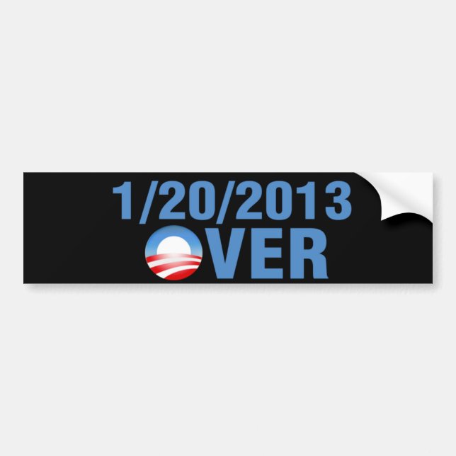 Obama's Last Day Bumper Sticker (Front)