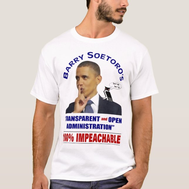 Obama's Secret Plans T-Shirt (Front)