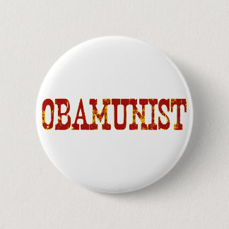 Obamunist (Socialism) 6 Cm Round Badge