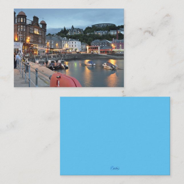Oban Harbour Card (Front/Back)