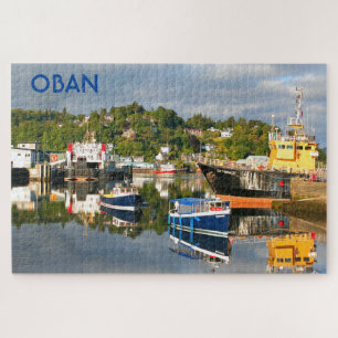 Oban reflections, western Scotland Jigsaw Puzzle