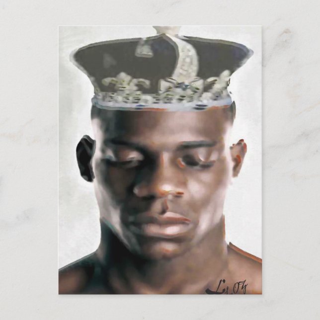 OBATALA ORISHA BY LIZ LOZ POSTCARD (Front)