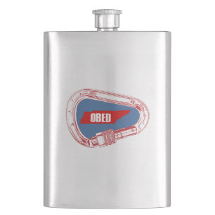 Obed Climbing Carabiner Hip Flask